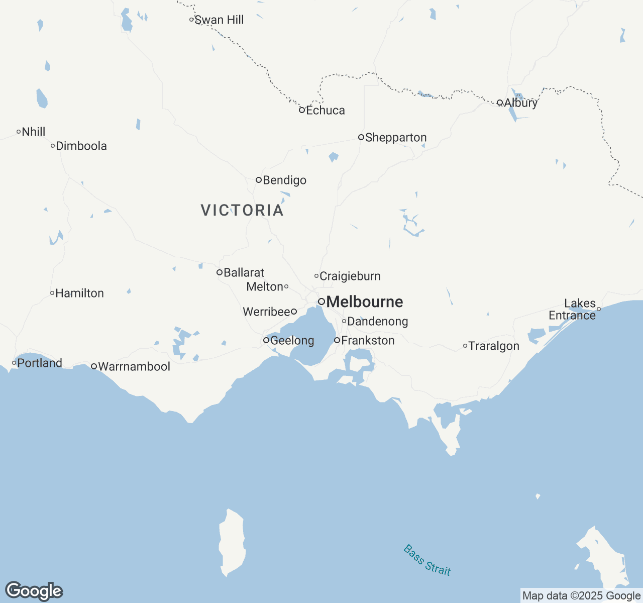 Map of Melbourne